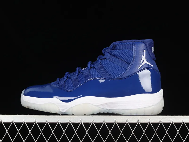 All categories Air Jordan Jordan series basketball shoes Air Jordan 11 F version Air Jordan 11 "Navy Blu" AJ11 Joe 11 navy blue high-top basketball shoes AT7802-115